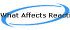 What Affects Reaction Rate